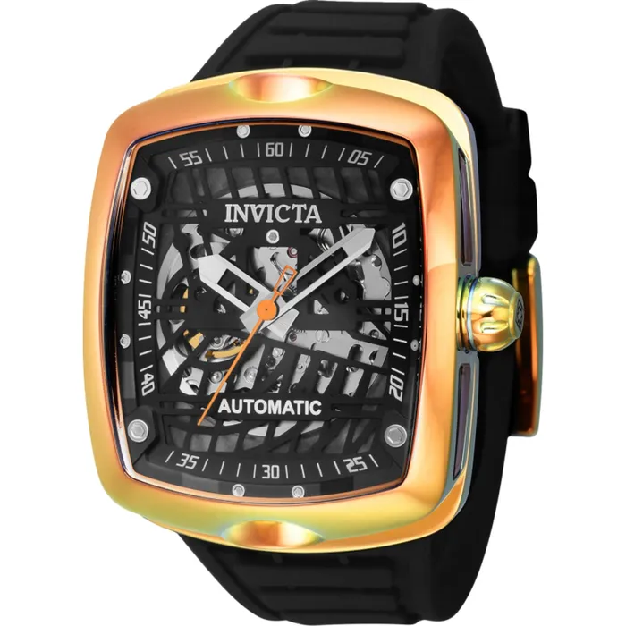 Watches Invicta Invicta Mens Watch S1 Rally Diablo Fire Amber Case Black Rubber Strap 44256 Watches Invicta Invicta Mens Watch S1 Rally Diablo Fire Amber Case Black Rubber Strap 44256