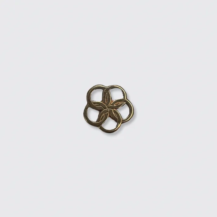 Yellow Gold Knot Single Earring Stickpin Conversion 21stfinds Earrings