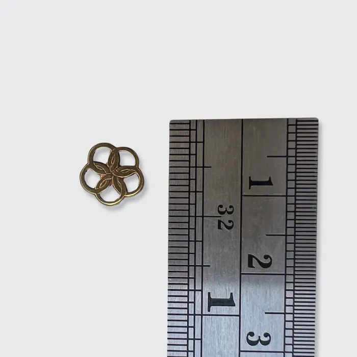 Yellow Gold Knot Single Earring Stickpin Conversion 21stfinds Earrings