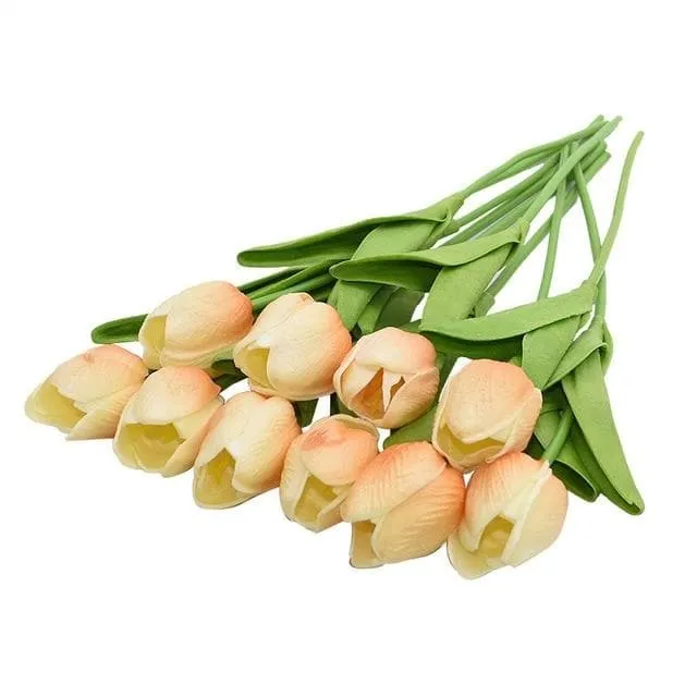 YGS Design Collection Silk Tulip Bouquet of Flowers for Decorations Divine Inspiration Styles Necklaces