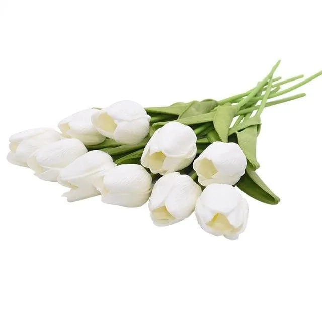 YGS Design Collection Silk Tulip Bouquet of Flowers for Decorations Divine Inspiration Styles Necklaces