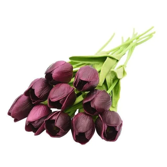 YGS Design Collection Silk Tulip Bouquet of Flowers for Decorations Divine Inspiration Styles Necklaces