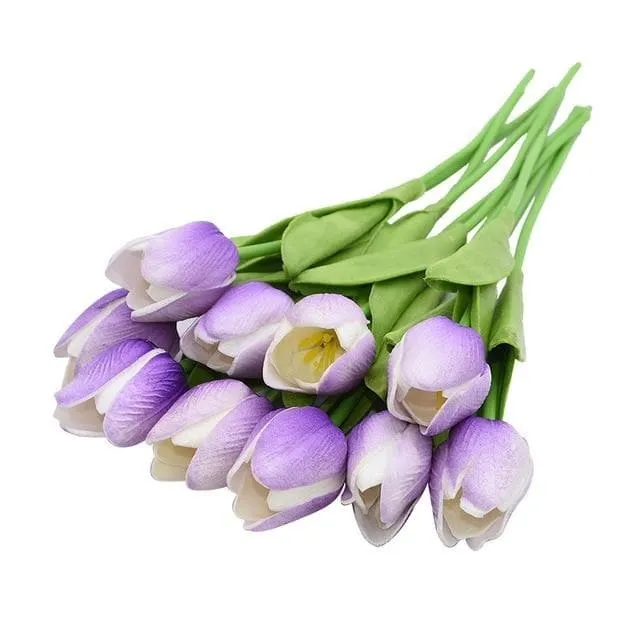 YGS Design Collection Silk Tulip Bouquet of Flowers for Decorations Divine Inspiration Styles Necklaces