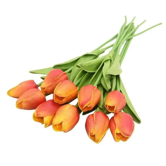YGS Design Collection Silk Tulip Bouquet of Flowers for Decorations Divine Inspiration Styles Necklaces