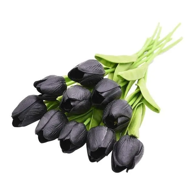 YGS Design Collection Silk Tulip Bouquet of Flowers for Decorations Divine Inspiration Styles Necklaces