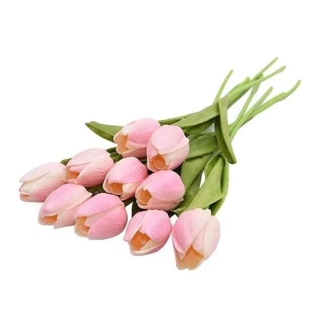 YGS Design Collection Silk Tulip Bouquet of Flowers for Decorations Divine Inspiration Styles Necklaces