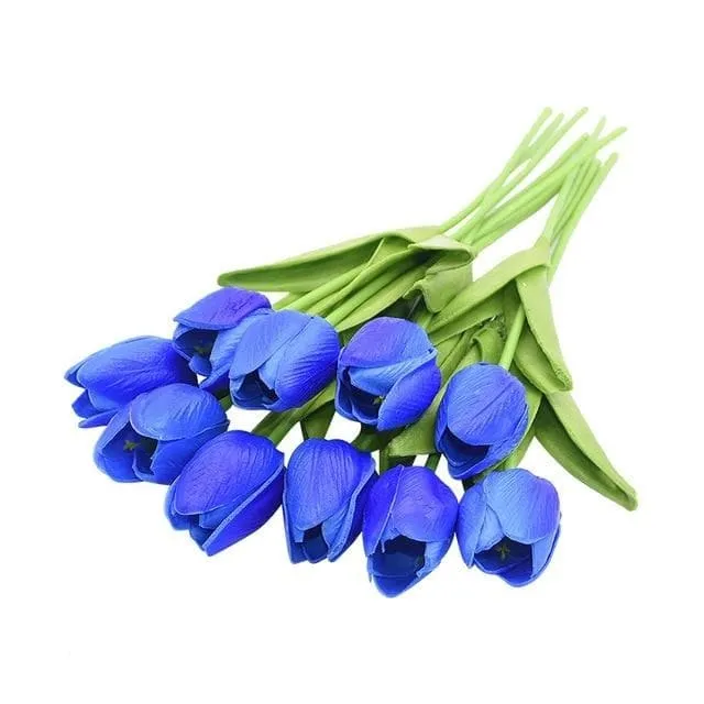 YGS Design Collection Silk Tulip Bouquet of Flowers for Decorations Divine Inspiration Styles Necklaces