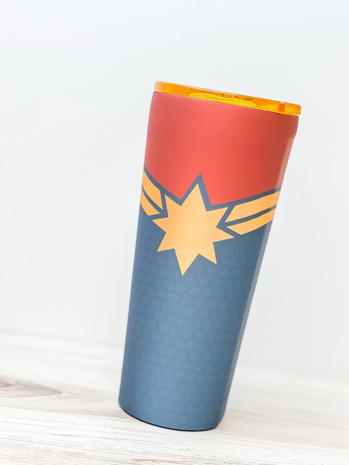 24 oz Stainless Steel Marvel Captain Marvel Tumbler by Corkcicle Corkcicle Bracelets 24 oz Stainless Steel Marvel Captain Marvel Tumbler by Corkcicle Corkcicle Bracelets