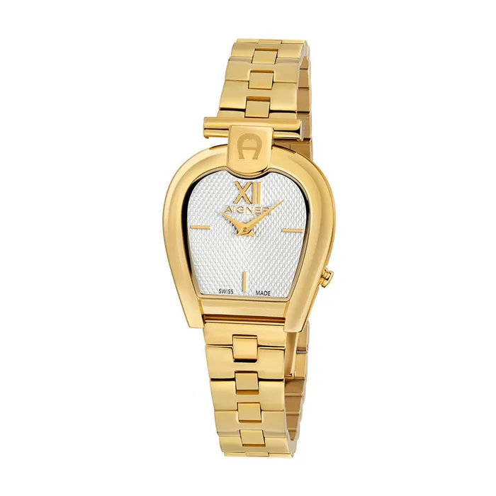 Aigner Bracelets Aigner Sassari Womens Silver Dial Stainless SteelGold Plated Bracelet Watch Aigner Bracelets Aigner Sassari Womens Silver Dial Stainless SteelGold Plated Bracelet Watch