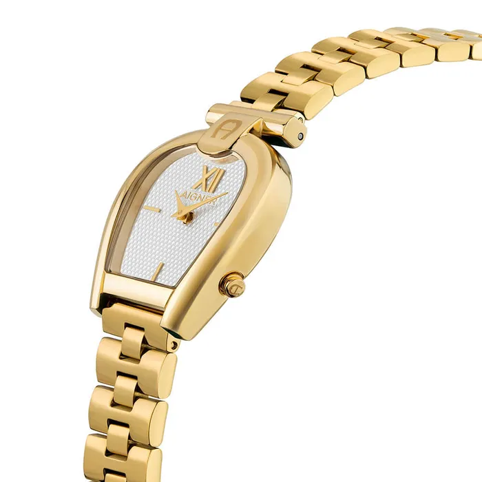Aigner Bracelets Aigner Sassari Womens Silver Dial Stainless SteelGold Plated Bracelet Watch Aigner Bracelets Aigner Sassari Womens Silver Dial Stainless SteelGold Plated Bracelet Watch