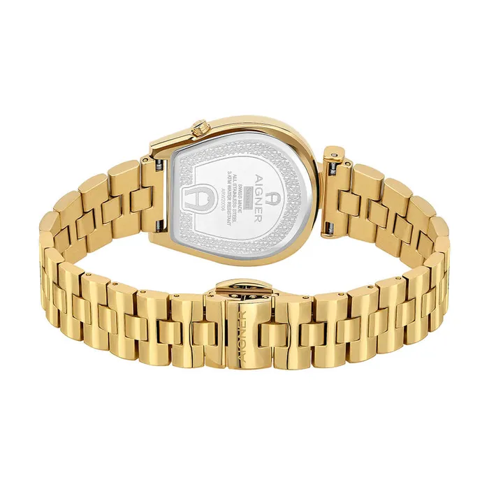 Aigner Bracelets Aigner Sassari Womens Silver Dial Stainless SteelGold Plated Bracelet Watch Aigner Bracelets Aigner Sassari Womens Silver Dial Stainless SteelGold Plated Bracelet Watch