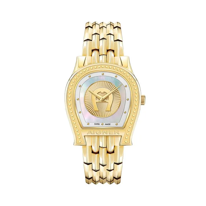 Aigner Bracelets Aigner Womens VITTORIA Stainless Steel Analog Wrist Watch 36 mm Gold Aigner Bracelets Aigner Womens VITTORIA Stainless Steel Analog Wrist Watch 36 mm Gold