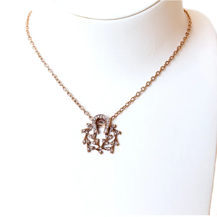 Aigner Necklaces Aigner Necklace Rose Gold Plated