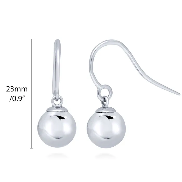 BERRICLE Bead Earrings in Sterling Silver 2 Pairs Earrings