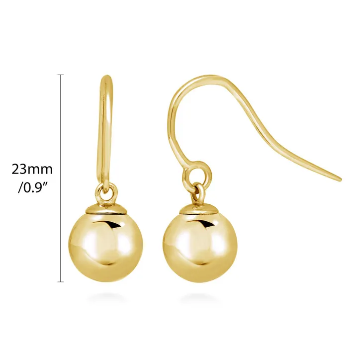 BERRICLE Bead Earrings in Sterling Silver 2 Pairs Earrings