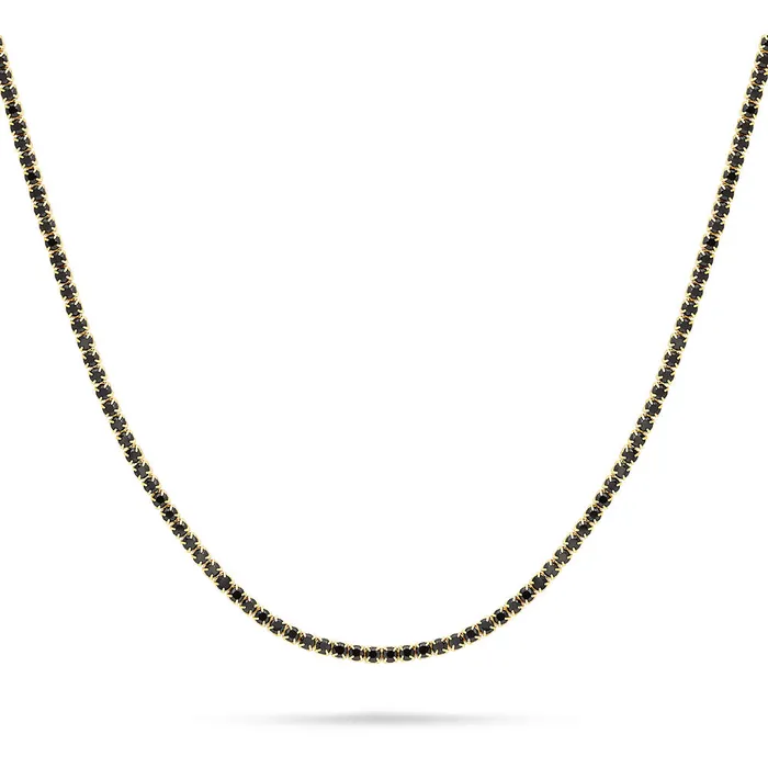 BERRICLE CZ Tennis Choker Necklace in Sterling Silver Necklaces