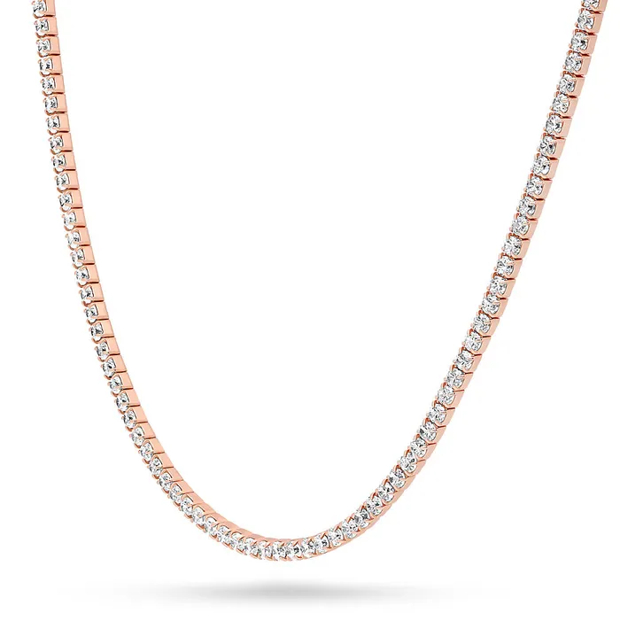 BERRICLE CZ Tennis Choker Necklace in Sterling Silver Necklaces