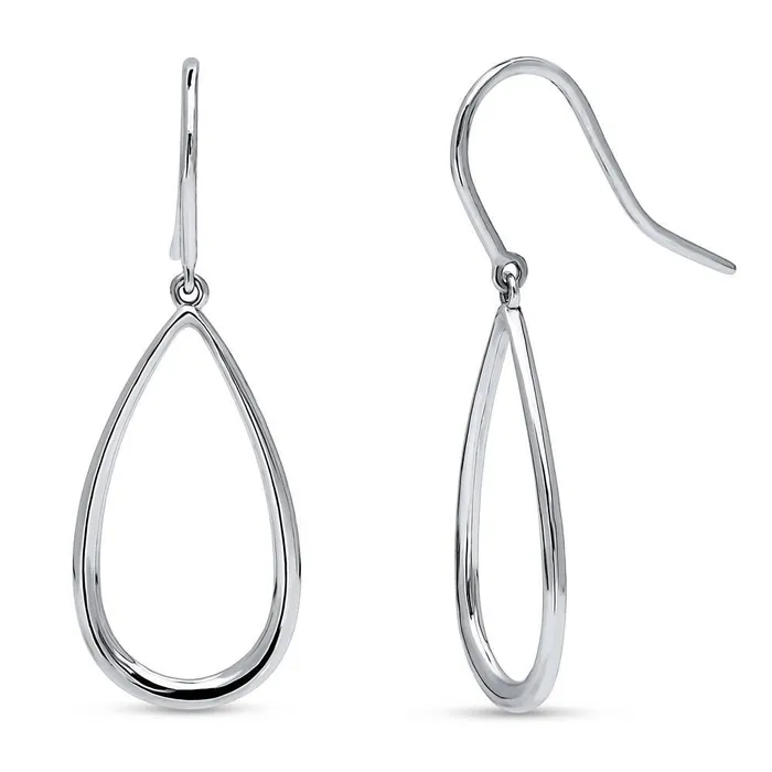 BERRICLE Necklaces Teardrop Necklace and Earrings in Sterling Silver