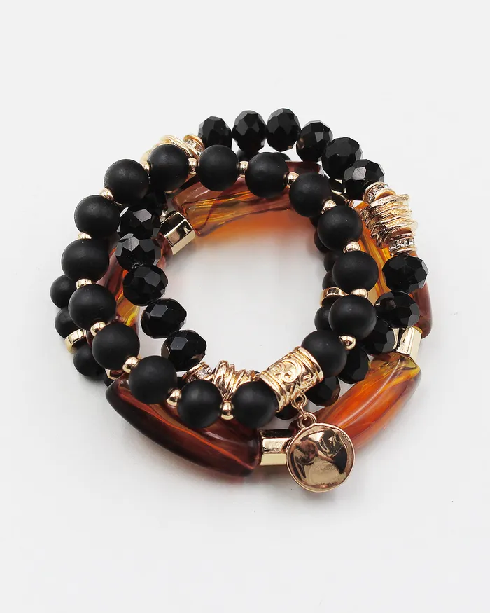 Bracelets 062022 Multiple Layered Mixed Bead Bracelet Bracelets 062022 Multiple Layered Mixed Bead Bracelet