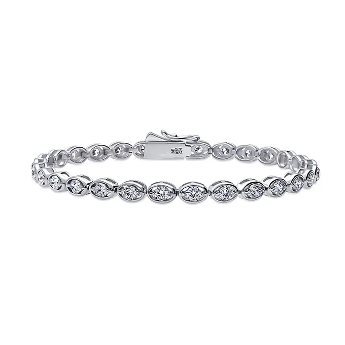 Bracelets BERRICLE EastWest CZ Tennis Bracelet in Sterling Silver