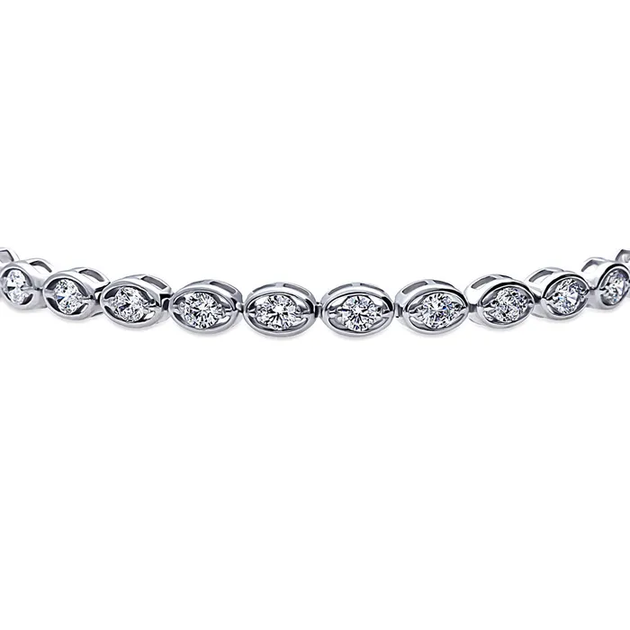 Bracelets BERRICLE EastWest CZ Tennis Bracelet in Sterling Silver