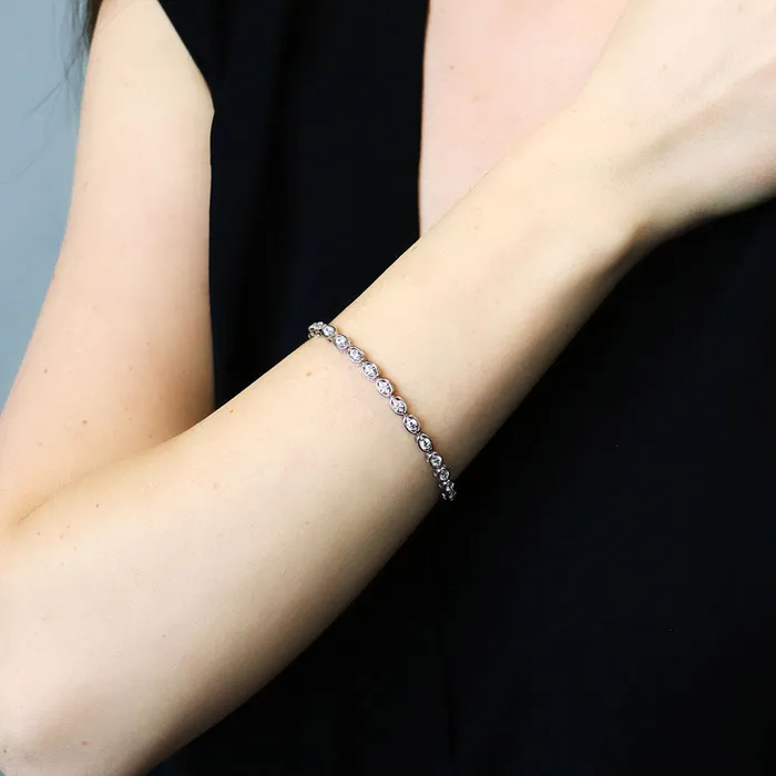Bracelets BERRICLE EastWest CZ Tennis Bracelet in Sterling Silver