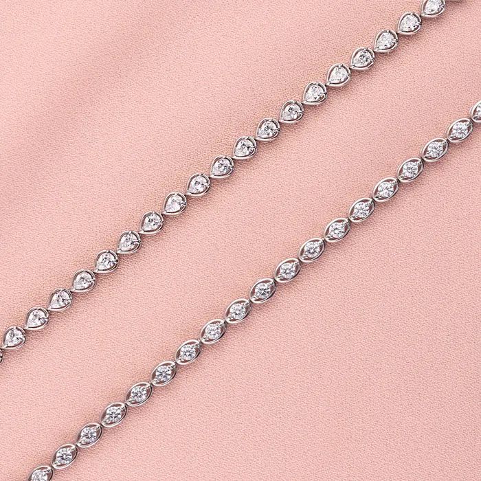 Bracelets BERRICLE EastWest CZ Tennis Bracelet in Sterling Silver