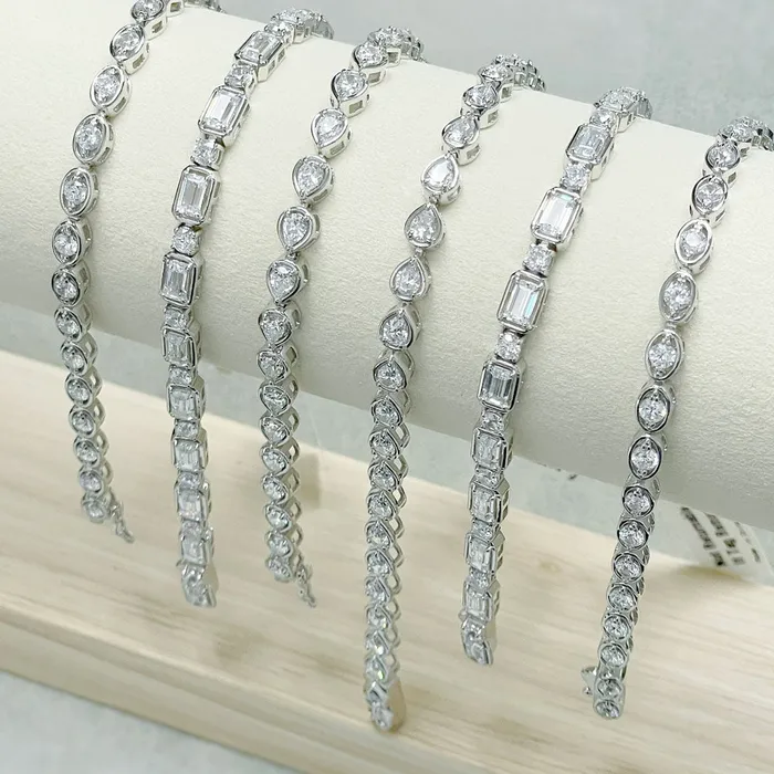 Bracelets BERRICLE EastWest CZ Tennis Bracelet in Sterling Silver