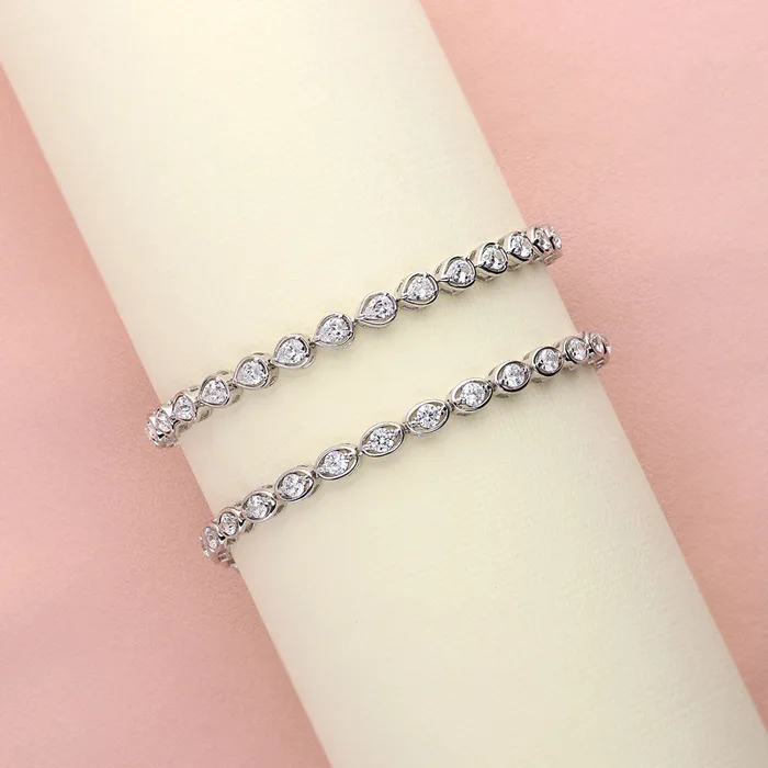 Bracelets BERRICLE EastWest CZ Tennis Bracelet in Sterling Silver