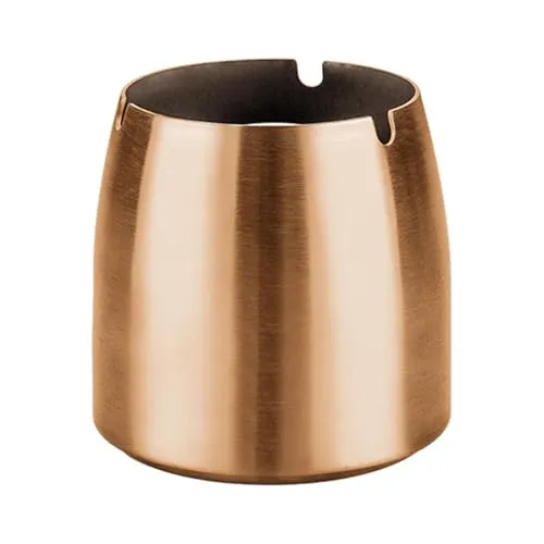 Bracelets Dropshipped via Social Commerce Network Tapered Ash Holder Portable Stainless Steel Ashtray for Villas Outdoor Patio rose goldHome Garden1 Stainless steel ashtray