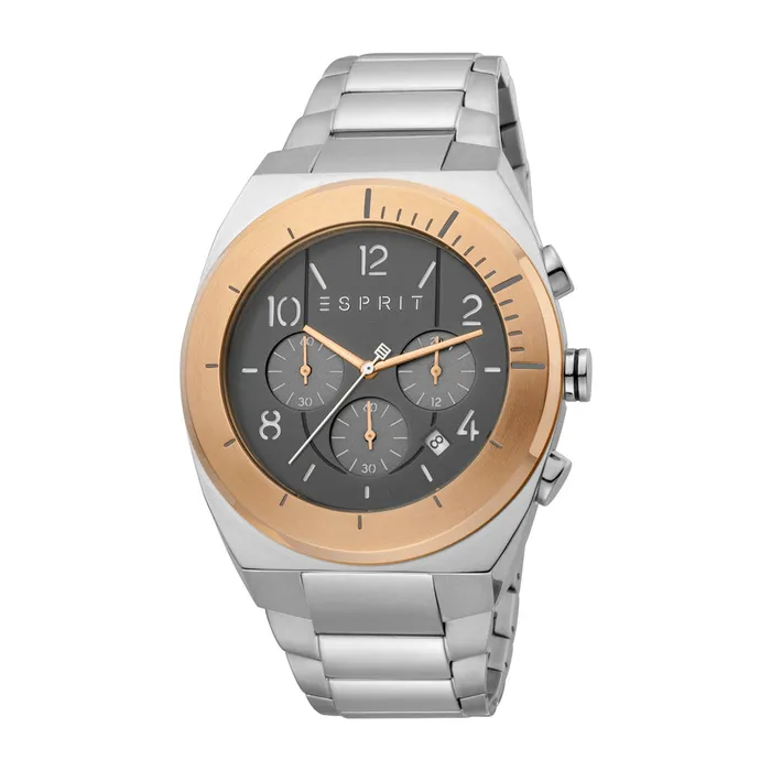 Bracelets Esprit Esprit Mens Chronograph Watch Silver Color Ss Bracelet Black Dial With Date Bracelets Esprit Esprit Mens Chronograph Watch Silver Color Ss Bracelet Black Dial With Date