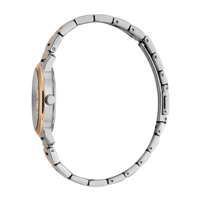 Bracelets Esprit Women Watch Two Tone Silver Rose Gold Color Case Silver Dial Two Tone Silver Rose Gold Color Stainless Steel Metal Bracelet Esprit Bracelets Esprit Women Watch Two Tone Silver Rose Gold Color Case Silver Dial Two Tone Silver Rose Gold Color Stainless Steel Metal Bracelet Esprit