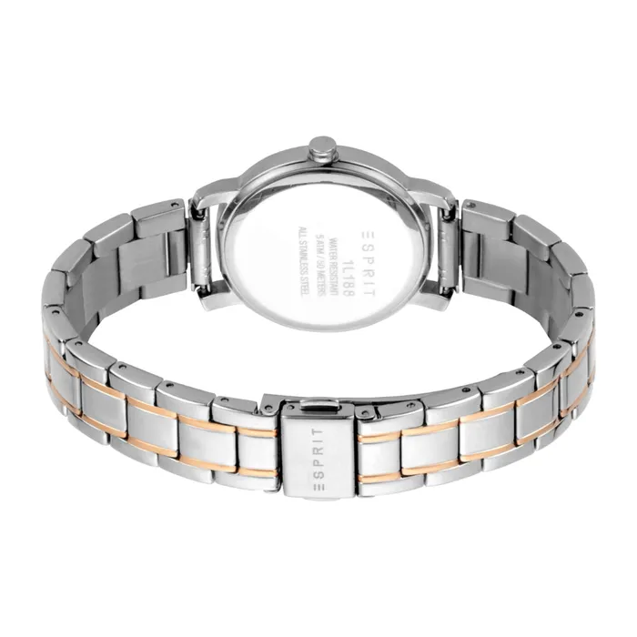 Bracelets Esprit Women Watch Two Tone Silver Rose Gold Color Case Silver Dial Two Tone Silver Rose Gold Color Stainless Steel Metal Bracelet Esprit Bracelets Esprit Women Watch Two Tone Silver Rose Gold Color Case Silver Dial Two Tone Silver Rose Gold Color Stainless Steel Metal Bracelet Esprit