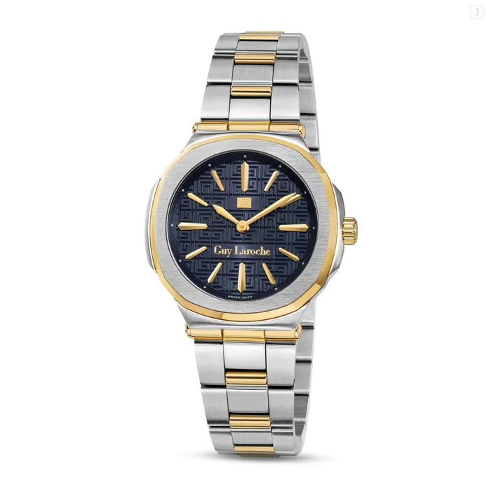 Bracelets Guy Laroche Guy Laroche Charlie Ladies Blue Dial Stainless Steel Gold Plated Watch Bracelets Guy Laroche Guy Laroche Charlie Ladies Blue Dial Stainless Steel Gold Plated Watch