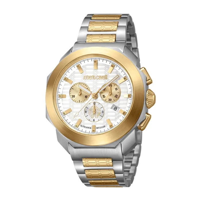 Bracelets Roberto Cavalli Roberto Cavalli Mens Chronograph Watch With Metal Bracelet Bracelets Roberto Cavalli Roberto Cavalli Mens Chronograph Watch With Metal Bracelet