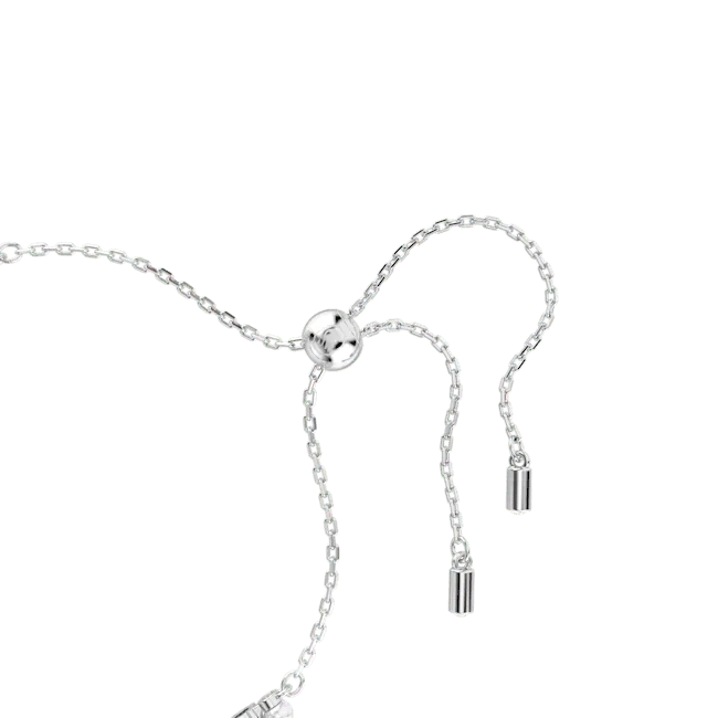 Bracelets Swarovski Matrix Bracelet Crystal Pearl Round cut White Rhodium plated Medium Swarovski