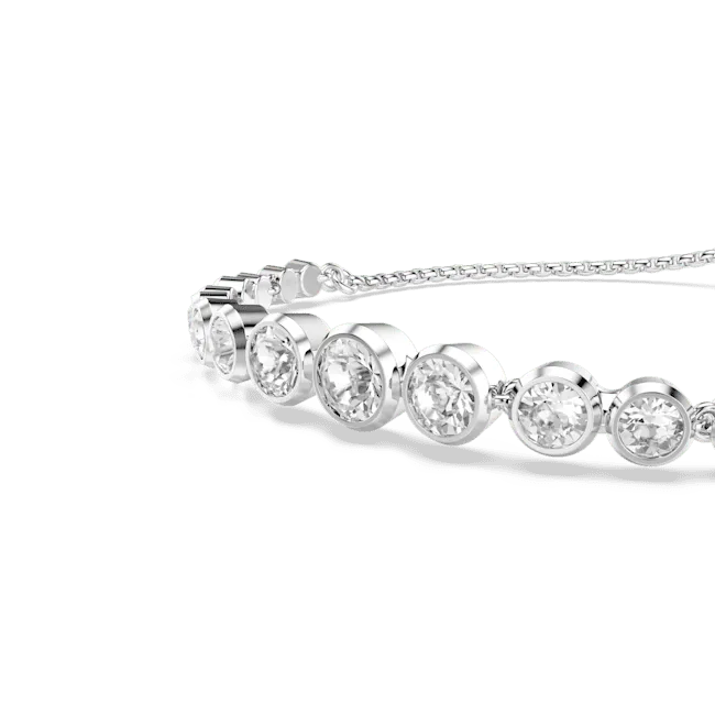 Bracelets Swarovski Swarovski Imber Tennis Bracelet Mixed Round Cuts White Rhodium Plated Bracelets Swarovski Swarovski Imber Tennis Bracelet Mixed Round Cuts White Rhodium Plated