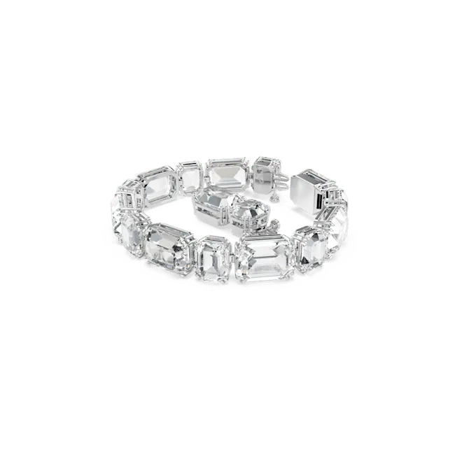 Bracelets Swarovski Swarovski Millenia Tennis Bracelet Octagon Cut White Rhodium Plated Bracelets Swarovski Swarovski Millenia Tennis Bracelet Octagon Cut White Rhodium Plated