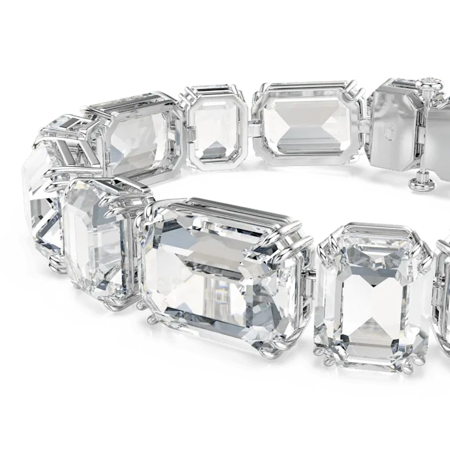 Bracelets Swarovski Swarovski Millenia Tennis Bracelet Octagon Cut White Rhodium Plated Bracelets Swarovski Swarovski Millenia Tennis Bracelet Octagon Cut White Rhodium Plated
