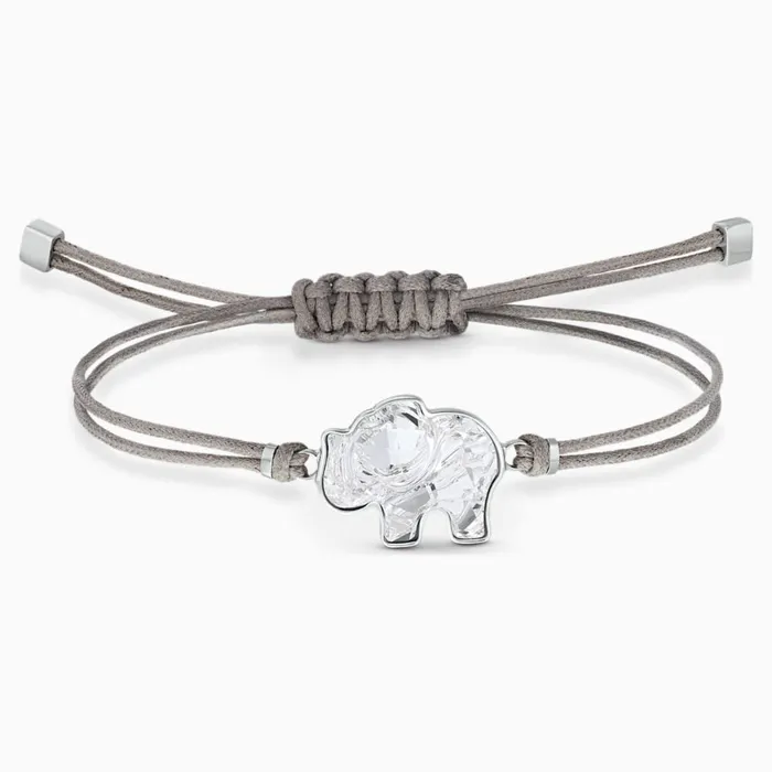 Bracelets Swarovski Swarovski Power Collection Elephant Bracelet Gray Stainless Steel Size M Bracelets Swarovski Swarovski Power Collection Elephant Bracelet Gray Stainless Steel Size M