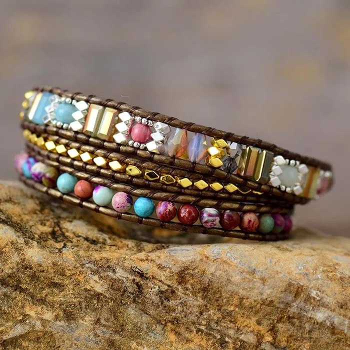 Bracelets wickedafstore Heart Protection Wrap Bracelet