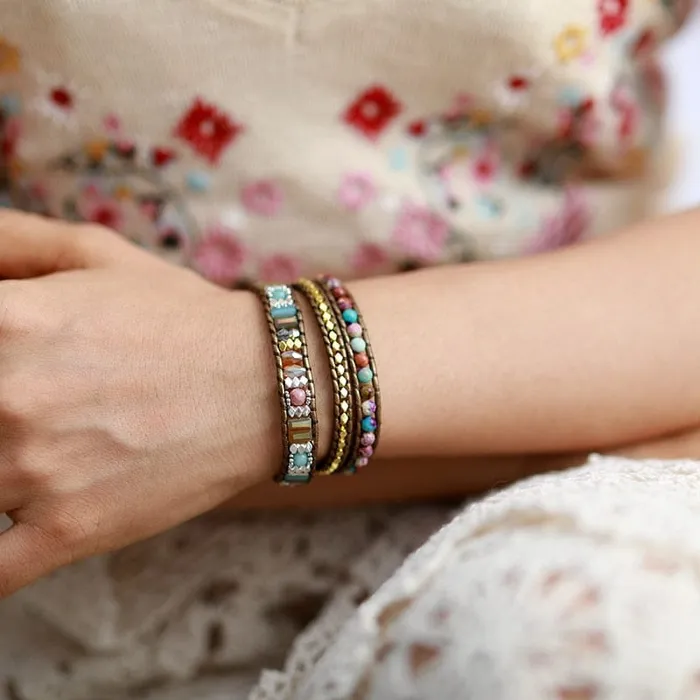 Bracelets wickedafstore Heart Protection Wrap Bracelet