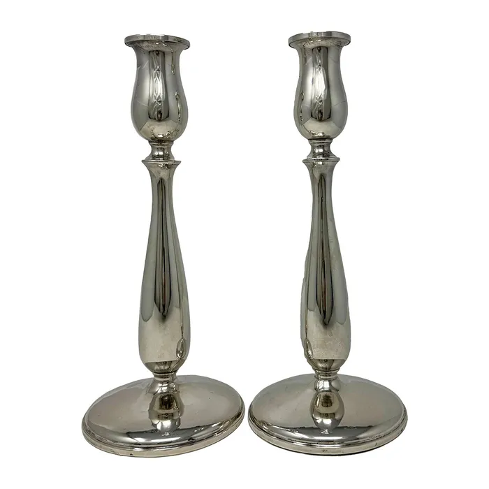 Cartier Necklaces Pair Sterling Candlesticks