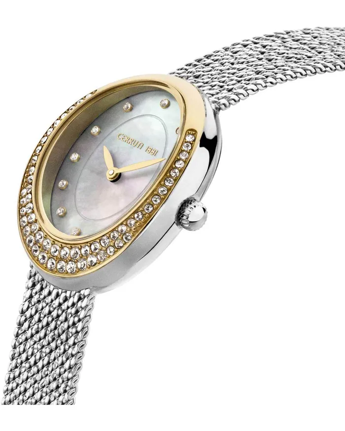 Cerruti 1881 Nemi Ladies TwoTone Stainless Steel Watch Cerruti Bracelets