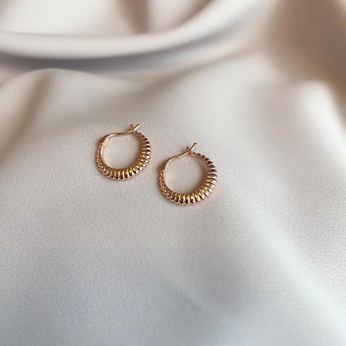 Chato Chato Bari Earring Silver And Rose Gold Earrings