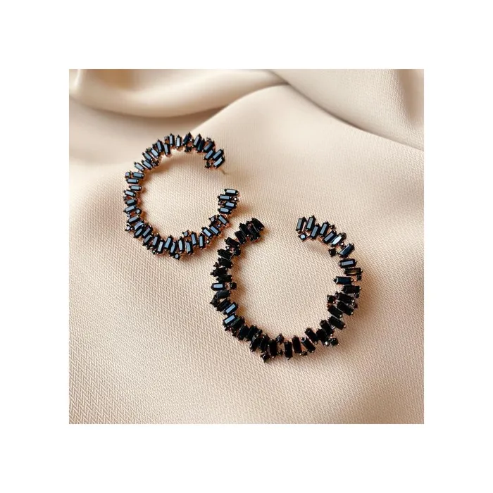 Chato Julia Earring Black And Rainbow Chato Earrings