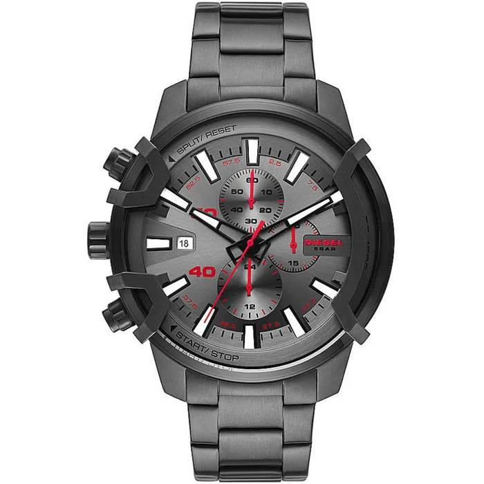 Diesel Bracelets Diesel Mens Griffed Chronograph GunmetalTone Stainless Steel Watch Diesel Bracelets Diesel Mens Griffed Chronograph GunmetalTone Stainless Steel Watch