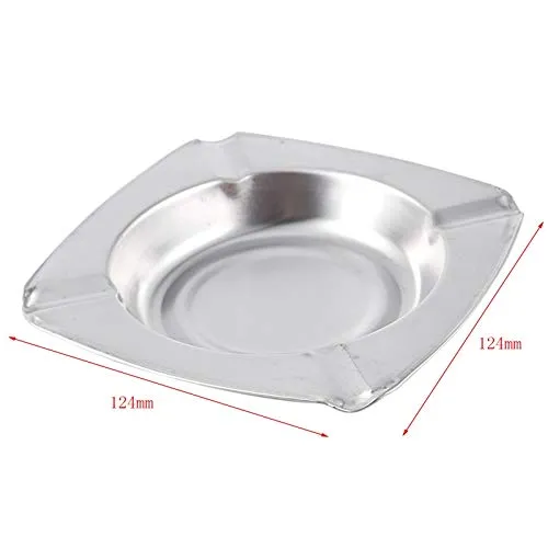 Dropshipped via Social Commerce Network Bracelets BIG BOOM Stainless Steel Ashtray 124mm G6Q1
