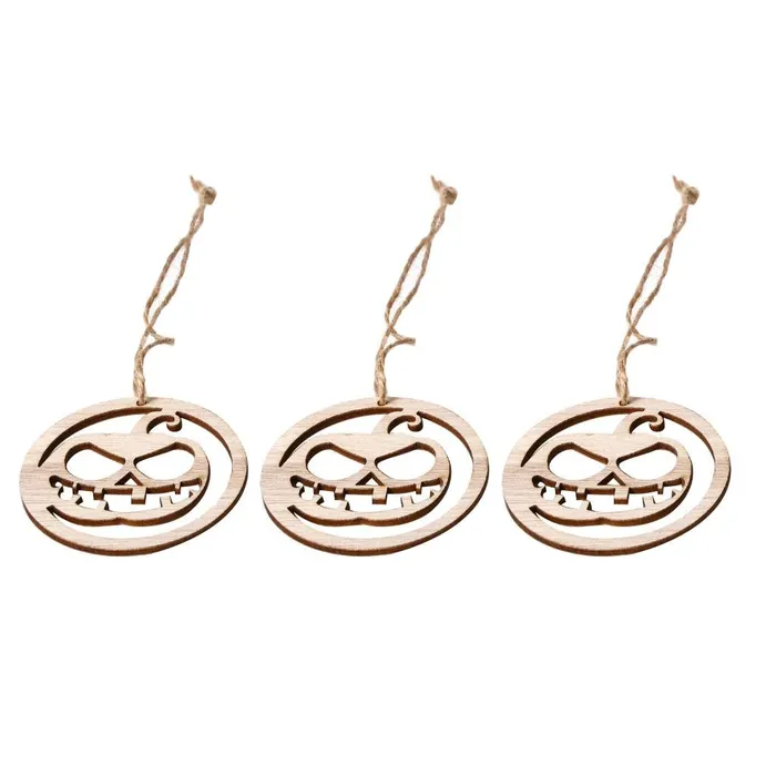 Dropshipped via Social Commerce Network Necklaces 3xWood Round Halloween Hanging Decorations Pendant3 Jute Rope Pumpkin Dropshipped via Social Commerce Network Necklaces 3xWood Round Halloween Hanging Decorations Pendant3 Jute Rope Pumpkin