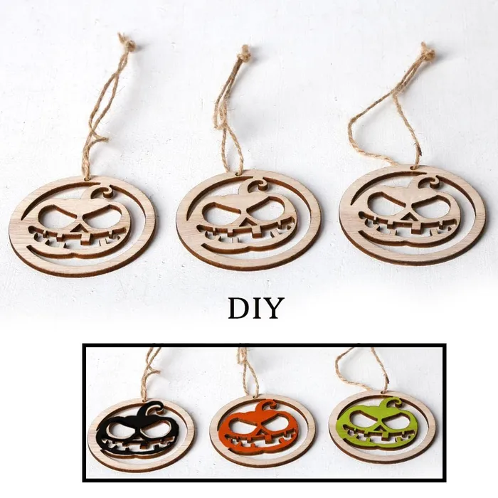 Dropshipped via Social Commerce Network Necklaces 3xWood Round Halloween Hanging Decorations Pendant3 Jute Rope Pumpkin Dropshipped via Social Commerce Network Necklaces 3xWood Round Halloween Hanging Decorations Pendant3 Jute Rope Pumpkin